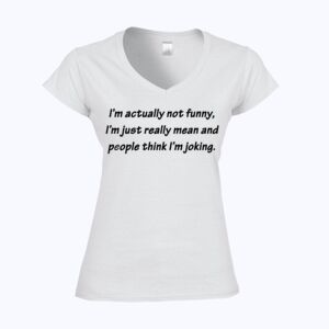 Softstyle™ women's v-neck t-shirt Thumbnail