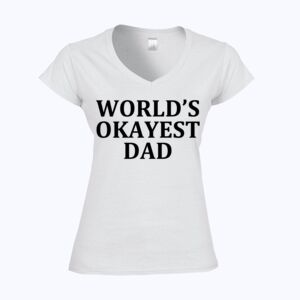 Softstyle™ women's v-neck t-shirt Thumbnail