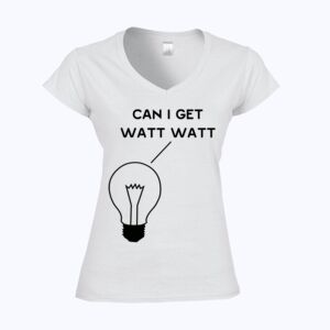 Softstyle™ women's v-neck t-shirt Thumbnail