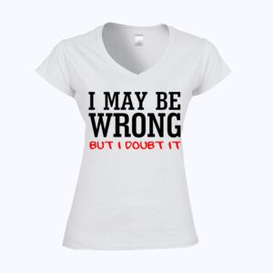 Softstyle™ women's v-neck t-shirt Thumbnail