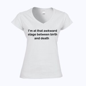 Softstyle™ women's v-neck t-shirt Thumbnail