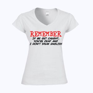 Softstyle™ women's v-neck t-shirt Thumbnail