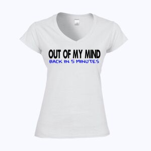 Softstyle™ women's v-neck t-shirt Thumbnail