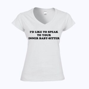 Softstyle™ women's v-neck t-shirt Thumbnail