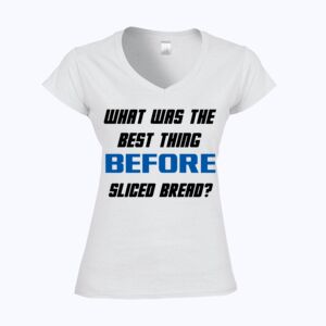 Softstyle™ women's v-neck t-shirt Thumbnail