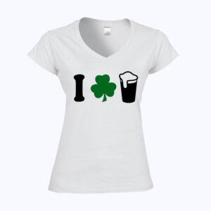 Softstyle™ women's v-neck t-shirt Thumbnail