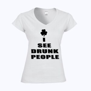 Softstyle™ women's v-neck t-shirt Thumbnail