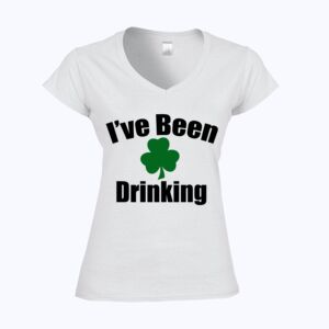 Softstyle™ women's v-neck t-shirt Thumbnail