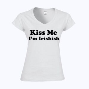 Softstyle™ women's v-neck t-shirt Thumbnail
