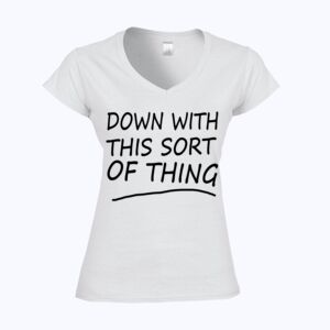 Softstyle™ women's v-neck t-shirt Thumbnail