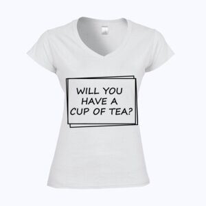 Softstyle™ women's v-neck t-shirt Thumbnail