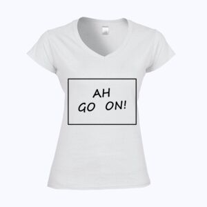 Softstyle™ women's v-neck t-shirt Thumbnail