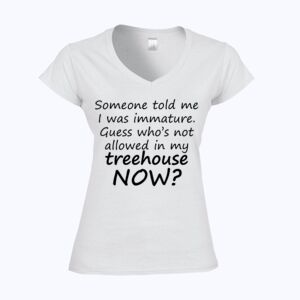 Softstyle™ women's v-neck t-shirt Thumbnail