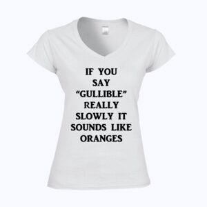 Softstyle™ women's v-neck t-shirt Thumbnail