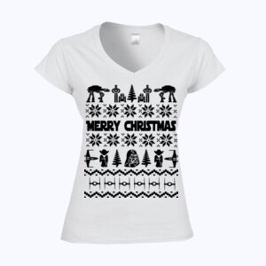Softstyle™ women's v-neck t-shirt Thumbnail