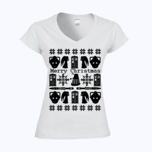 Softstyle™ women's v-neck t-shirt Thumbnail