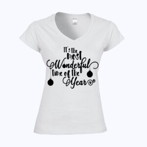 Softstyle™ women's v-neck t-shirt Thumbnail