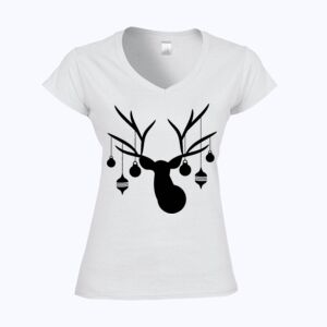 Softstyle™ women's v-neck t-shirt Thumbnail
