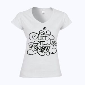 Softstyle™ women's v-neck t-shirt Thumbnail