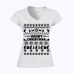 Softstyle™ women's v-neck t-shirt Thumbnail