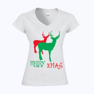 Softstyle™ women's v-neck t-shirt Thumbnail