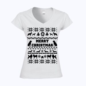 Softstyle™ women's v-neck t-shirt Thumbnail