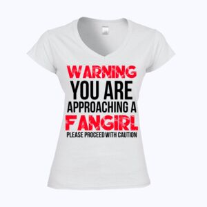Softstyle™ women's v-neck t-shirt Thumbnail