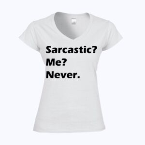 Softstyle™ women's v-neck t-shirt Thumbnail