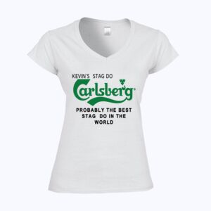 Softstyle™ women's v-neck t-shirt Thumbnail