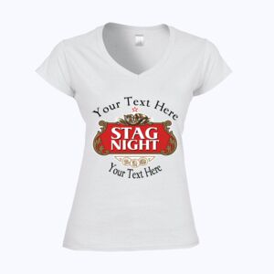 Softstyle™ women's v-neck t-shirt Thumbnail