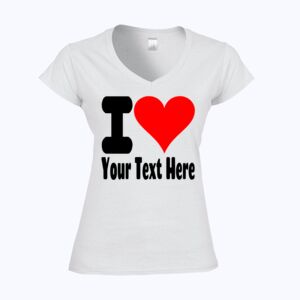 Softstyle™ women's v-neck t-shirt Thumbnail