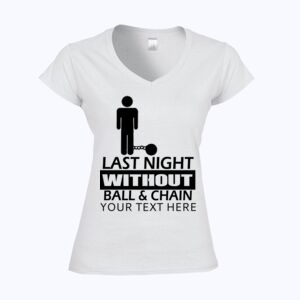 Softstyle™ women's v-neck t-shirt Thumbnail