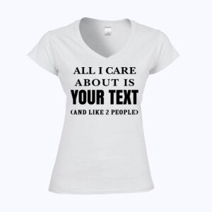 Softstyle™ women's v-neck t-shirt Thumbnail