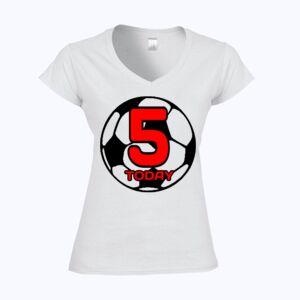 Softstyle™ women's v-neck t-shirt Thumbnail