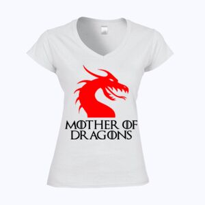Softstyle™ women's v-neck t-shirt Thumbnail