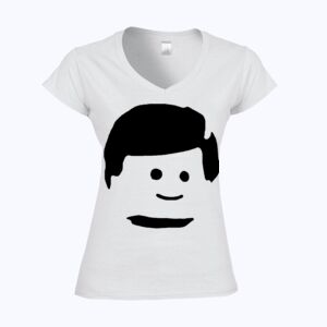 Softstyle™ women's v-neck t-shirt Thumbnail
