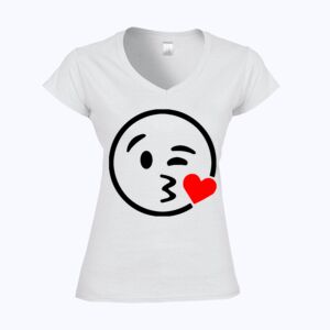 Softstyle™ women's v-neck t-shirt Thumbnail