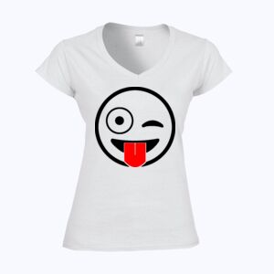 Softstyle™ women's v-neck t-shirt Thumbnail