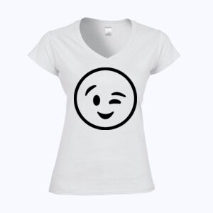 Softstyle™ women's v-neck t-shirt Thumbnail