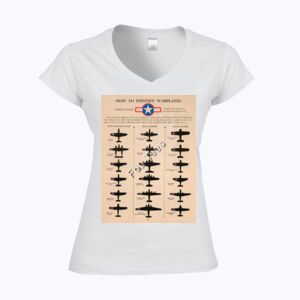 Softstyle™ women's v-neck t-shirt Thumbnail