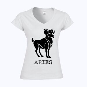 Softstyle™ women's v-neck t-shirt Thumbnail