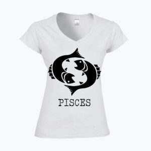 Softstyle™ women's v-neck t-shirt Thumbnail