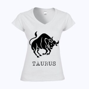 Softstyle™ women's v-neck t-shirt Thumbnail