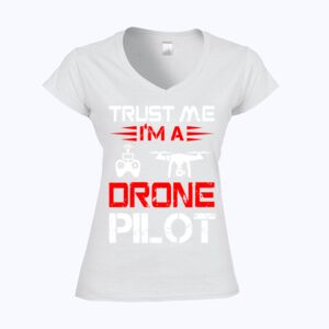 Softstyle™ women's v-neck t-shirt Thumbnail
