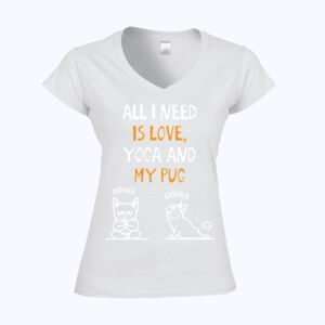 Softstyle™ women's v-neck t-shirt Thumbnail