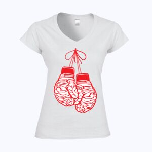 Softstyle™ women's v-neck t-shirt Thumbnail