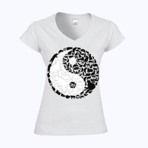 Softstyle™ women's v-neck t-shirt Thumbnail