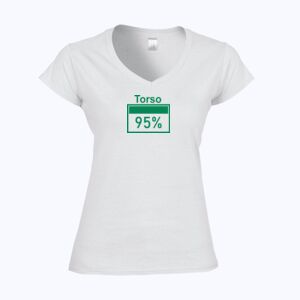 Softstyle™ women's v-neck t-shirt Thumbnail