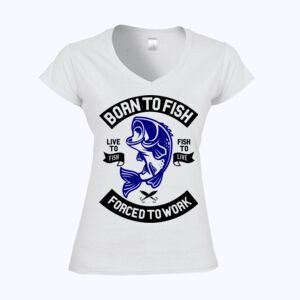 Softstyle™ women's v-neck t-shirt Thumbnail