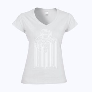 Softstyle™ women's v-neck t-shirt Thumbnail